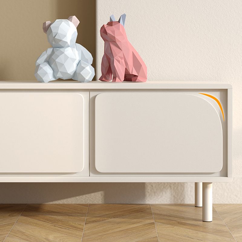 Console TV TV contemporanea console TV White TV con le porte