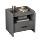 Wooden Bedside Cabinet Modern Minimalist Bedside Table with Drawers