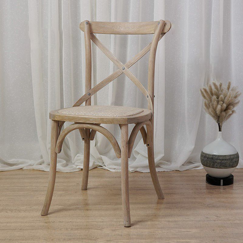 Solid Wood Traditional Dining Chairs Matte Finish Cross Back Side Chair Clearhalo ' kitchen&dining_furn' 'Dining Chairs' 'Dining Tables & Seating' 'dining_chair' 'furn' 'furn_dining_chair' 'Furniture' 'furniture_dining_chair' 'Kitchen & Dining Furniture' 'kitchen' 1200x1200_a2ca7aee-a5e9-463f-b6c9-8b191d9f45f8