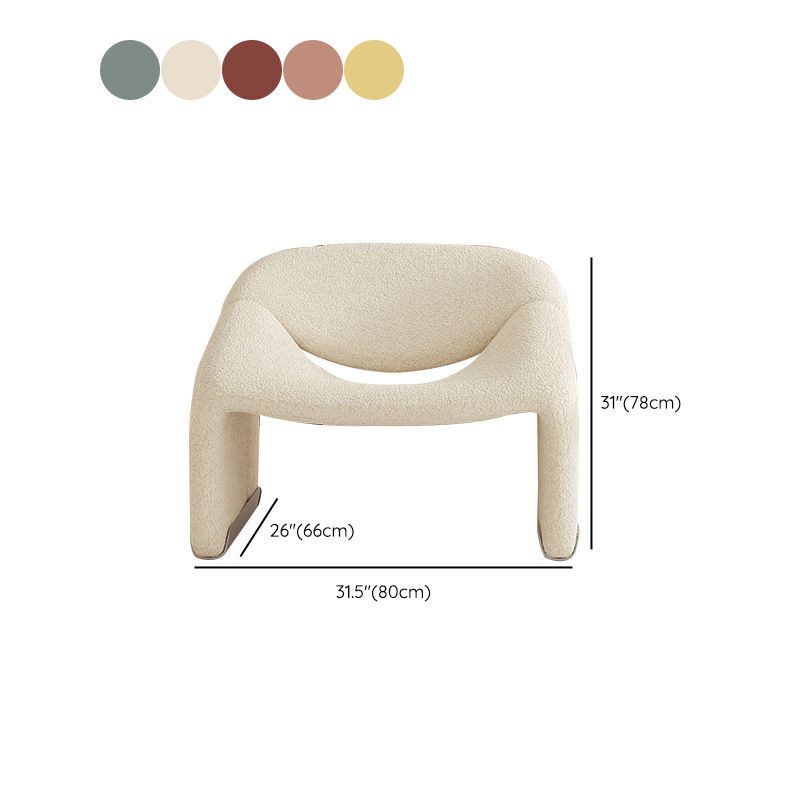 Contemporary Solid Color Side Chair Fixed Back Bedroom Side Chair Clearhalo 'Accent Chairs' 'accent_chairs' 'Chairs & Seating' 'furn' 'furn_accent_chairs' 'Furniture' 'Living Room Furniture' 1200x1200_a2cd3955-1ff5-42e7-b630-958b0d842690