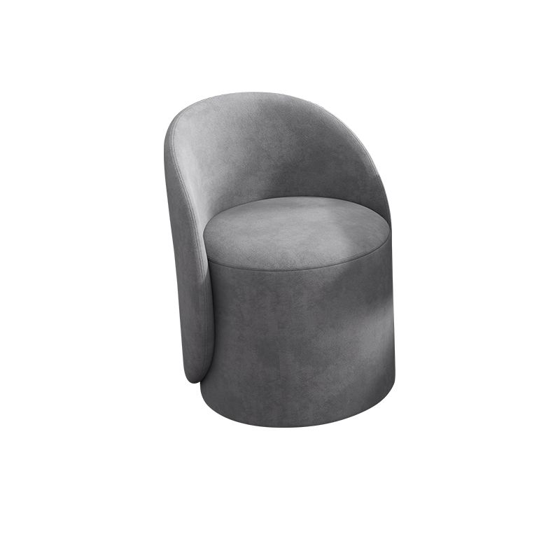 Linen Blend Barrel Accent Chair with Fixed Back, 19.69" W √ó 19.69" L √ó 26.77" H Clearhalo 'Accent Chairs' 'accent_chairs' 'Chairs & Seating' 'furn' 'furn_accent_chairs' 'Furniture' 'Living Room Furniture' 1200x1200_a2cfe891-6319-450b-8478-9932230f3977