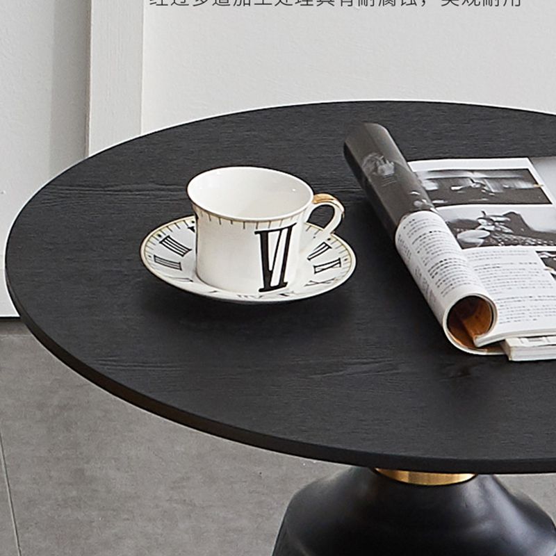 Contemporary Solid Wood Pedestal Round Living Room Side End Table Clearhalo 'Coffee & Accent Tables' 'End & Side Tables' 'end_side_tables' 'furn' 'furn_end_side_tables' 'Furniture' 'Living Room Furniture' 1200x1200_a2d05168-d0bf-49fb-97c1-fd8d87488181