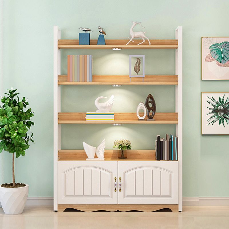 Modern Engineered Wood Bookshelf Etagere Open Shelf Vertical Bookcase Clearhalo 'Bookcases' 'furn' 'furn_bookcases' 'Furniture' 'Office Furniture' 1200x1200_a2d3c2ef-abd3-4c42-b8e5-75ff863f3372