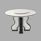 White Dining Table Convertible Dining Table for Kitchen Dining Room Clearhalo 'Dining Tables & Seating' 'Dining Tables' 'dining_table' 'furn' 'furn_dining_table' 'Furniture' 'Kitchen & Dining Furniture' 1200x1200_a2d57c73-21e8-4c7d-ac92-b050b2bf37ad