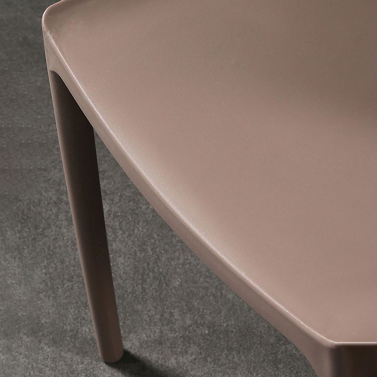 Scandinavian Style Open Back Dining Side Chair Plastic Dining Armless Chair for Home Clearhalo ' kitchen&dining_furn' 'Dining Chairs' 'Dining Tables & Seating' 'dining_chair' 'furn' 'furn_dining_chair' 'Furniture' 'furniture_dining_chair' 'Kitchen & Dining Furniture' 'kitchen' 1200x1200_a2d7acb9-f28f-498b-94b5-8caf4b033fe2