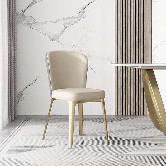 Contemporary Style Dining Chairs Armless Kitchen Chair with Metal Legs Clearhalo ' kitchen&dining_furn' 'Dining Chairs' 'Dining Tables & Seating' 'dining_chair' 'furn' 'furn_dining_chair' 'Furniture' 'furniture_dining_chair' 'Kitchen & Dining Furniture' 'kitchen' 1200x1200_a2d82970-03e5-4cdb-9a26-78ac957732e2