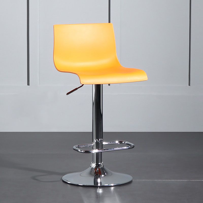Contemporary Swivel Adjustable Height Stool Matte Finish Plastic Home Barstool Clearhalo 'Bar Furniture' 'Bar Stools' 'bar_stools' 'Furniture' 'furniture_bar_stools' 'Kitchen & Dining Furniture' 1200x1200_a2d8db49-4fbd-4683-83c5-179a695e7d55