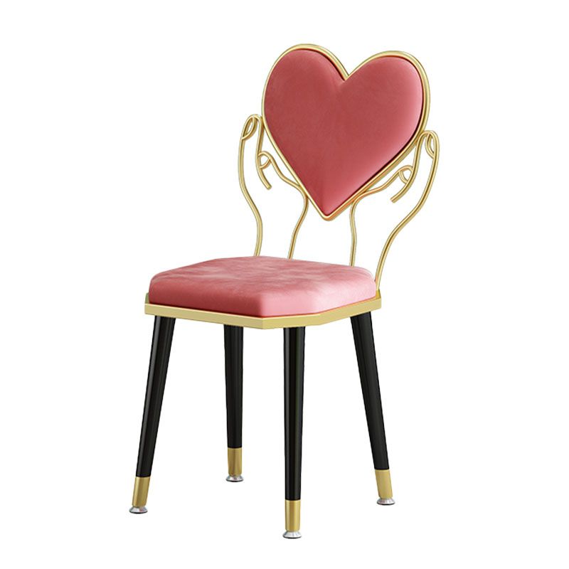 Scandinavian Design Open Back Dining Side Chairs Fabric Dining Chairs Clearhalo ' kitchen&dining_furn' 'Dining Chairs' 'Dining Tables & Seating' 'dining_chair' 'furn' 'furn_dining_chair' 'Furniture' 'furniture_dining_chair' 'Kitchen & Dining Furniture' 'kitchen' 1200x1200_a2d94ea2-6ef1-4434-91a5-d8324f0a3174