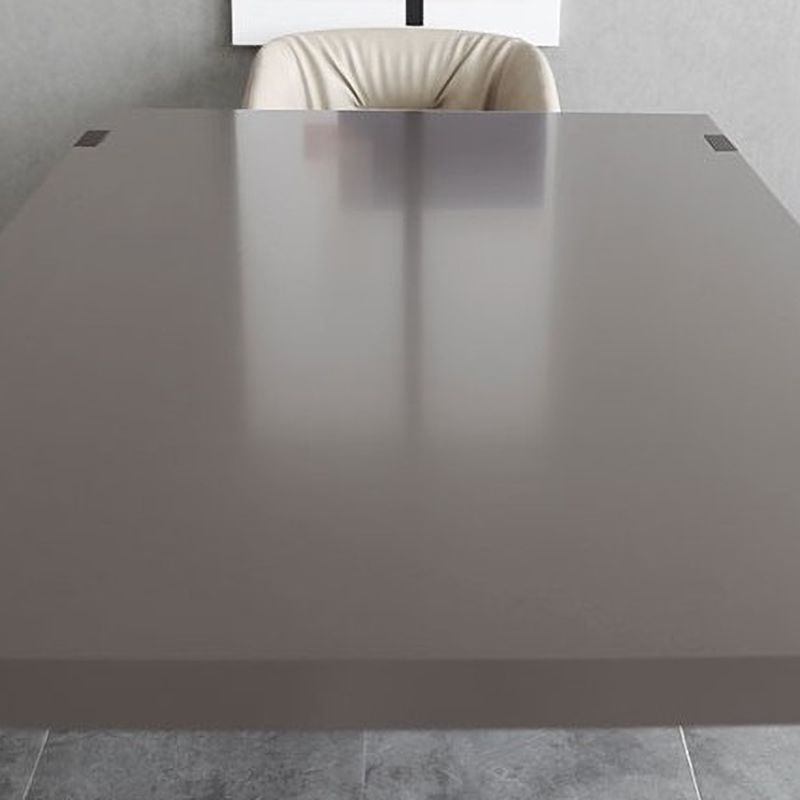 Solid Wood Contemporary Rectangle Table Wood Top Table with Sled Base Clearhalo ' dining_table' 'Dining Tables & Seating' 'Dining Tables' 'furn' 'furn_dining_table' 'Furniture' 'furniture_dining_table' 'Kitchen & Dining Furniture' 'kitchen&dining_furn' 'kitchen' 'kitchen_dining_table' 1200x1200_a2dfad91-5a87-40b6-ab09-d83ad9b23cda