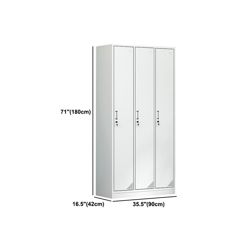 Modern Style Metal Wardrobe White Colour Wardrobe Closet for Home