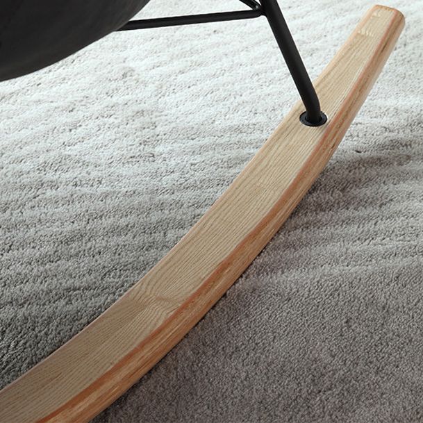 Moderne stijl enkele schommelstoel binnensis schommelstoel met kussen