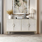 Tavolo a buffet in legno ingegnerizzato a buffet glam con porte per cucina