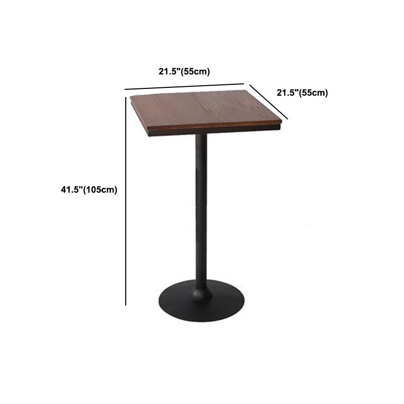 Industrial 1/2/3/4/5 Pieces Solid Wood Bar Table Set Fixed Counter Set for Home Use Clearhalo 'Bar Furniture' 'furn' 'furn_home_bar_bar_sets' 'Furniture' 'Home Bars & Bar Sets' 'home_bar_bar_sets' 'Kitchen & Dining Furniture' 1200x1200_a2eba40b-1b93-4d00-8be9-5a9a3f56b20b