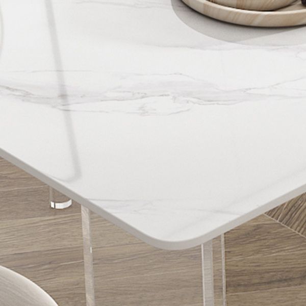 Modern Style Rectangle Table Set 1/4/5/7 Pieces Dining Set for Home Use