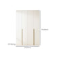 Modern Artificial Wood Wardrobe Freestanding Wardrobe in White Clearhalo 'Armoires & Wardrobes' 'armoires_wardrobes' 'Bedroom Furniture' 'furn' 'furn_armoires_wardrobes' 'Furniture' 1200x1200_a2ebf854-ce2d-428c-af5d-2ba6de896925