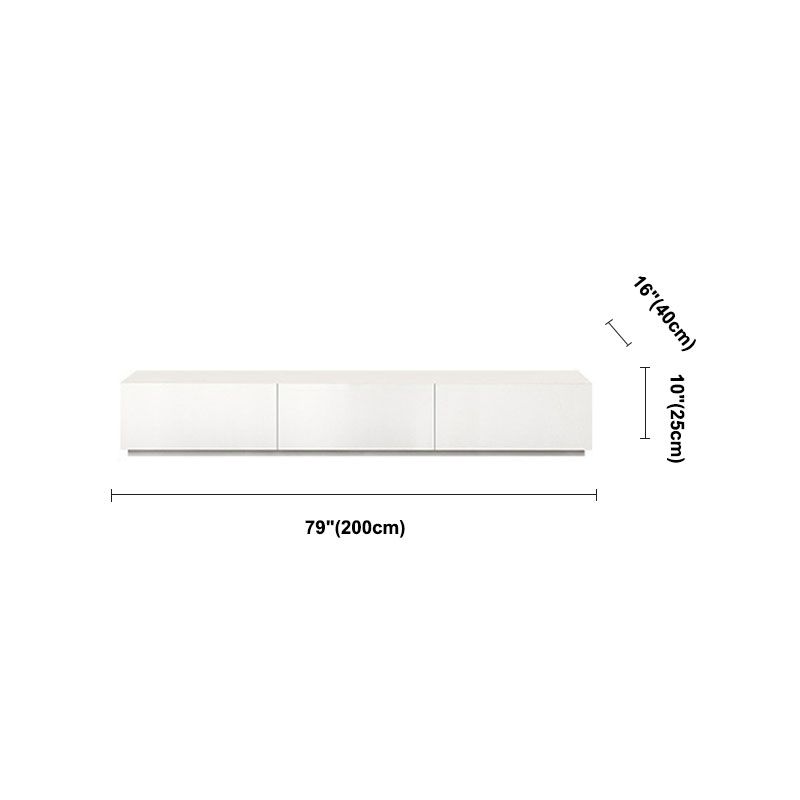 16 " D Modern Wooden White TV Stand Console Closed Storage TV Stand with 3 / 4 Drawers Clearhalo 'furn' 'furn_tv_stands_entertainment_centers' 'Furniture' 'Living Room Furniture' 'TV Stands & Entertainment Centers' 'TV Stands & Media Storage Furniture' 'tv_stands_entertainment_centers' 1200x1200_a2ec7fb7-be50-4fa5-ab83-f9d37a9a27bd