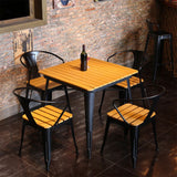 1/3/4/5 pièces de table de bar industrielle set Iron Bistro Set avec tabourets