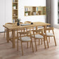 Industrial Rectangle Wood Dining Table 1/2/7 Pieces Dining Set for Dining Room