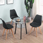 Round 3 Legs Modern Dining Table Transparent Fixed Table of Clear Glass Clearhalo ' dining_table' 'Dining Tables & Seating' 'Dining Tables' 'furn' 'furn_dining_table' 'Furniture' 'furniture_dining_table' 'Kitchen & Dining Furniture' 'kitchen&dining_furn' 'kitchen' 'kitchen_dining_table' 1200x1200_a2f22c80-7279-4443-8850-13b6676c0c62