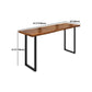Recangle industriel Table de table en bois massif en bois massif 1/2/5/6