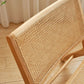 Woven Back Side Chair Solid Wood Lounge Accent Chair with Legs Clearhalo 'Accent Chairs' 'accent_chairs' 'Chairs & Seating' 'furn' 'furn_accent_chairs' 'Furniture' 'Living Room Furniture' 1200x1200_a2f6b7a4-8045-497b-bb10-6e312a011002