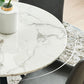 Round Marble White Dining Table Simplicity 4 Legs Table for Dining Room Clearhalo ' dining_table' 'Dining Tables & Seating' 'Dining Tables' 'furn' 'furn_dining_table' 'Furniture' 'furniture_dining_table' 'Kitchen & Dining Furniture' 'kitchen&dining_furn' 'kitchen' 'kitchen_dining_table' 1200x1200_a2fa347f-46f8-4264-9749-7e39510a63d3