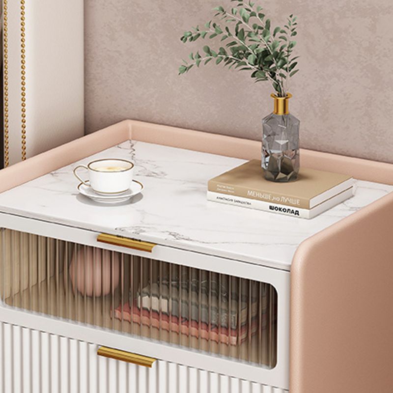 Slate Bedside Table Modern Minimalist Bed Nightstand with Legs Clearhalo 'Bedroom Furniture' 'furn' 'furn_night_stand' 'Furniture' 'night_stand' 'Nightstands' 1200x1200_a2fb0655-b902-40e3-a3db-d4857c03bf68