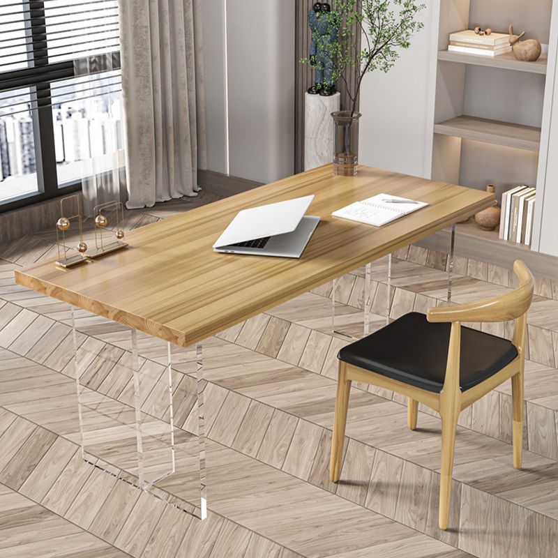 Modern 1/2 Pieces Dining Set Rectangle Pine Wood Dining Table for Dining Room Clearhalo 'Dining Room Sets' 'Dining Tables & Seating' 'dining_room_set' 'furn' 'furn_dining_room_set' 'Furniture' 'furniture_dining_room_set' 'Kitchen & Dining Furniture' 1200x1200_a2fb279a-c99b-45fc-af03-8e75c22afdcd