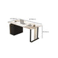 Modern Style Steel Base Office Desk Rectangular Home Writing Desk Clearhalo 'furn' 'furn_office_desk' 'Furniture' 'Office Desks' 'Office Furniture' 'office_desk' 1200x1200_a2fb60e7-1fed-454a-9382-d8b4bdf16563