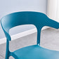 Nordic Backrest Armrest Acrylic Chair with Acrylic Legs for Dining Room