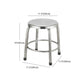 Industrial Style Stainless Steel Bar-stool Round Seat Counter Stool for Kitchen Clearhalo 'Bar Furniture' 'Bar Stools' 'bar_stools' 'furn' 'furn_bar_stools' 'furniture_bar_stools' 'Kitchen & Dining Furniture' 'kitchen&dining_furn' 'kitchen' 'kitchen_furn' Furniture' 1200x1200_a2fdf8a1-1ecb-4f30-8bc9-24bcc2257880