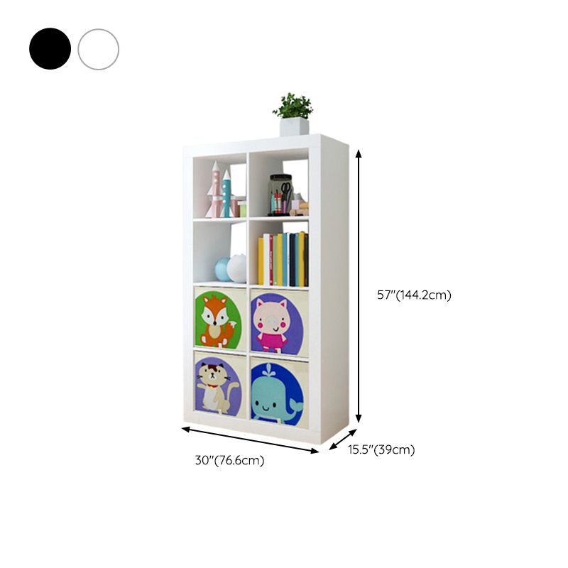 Engineered Wood Standard Bookshelf Modern Open Back Bookcase (Drawers not Included)