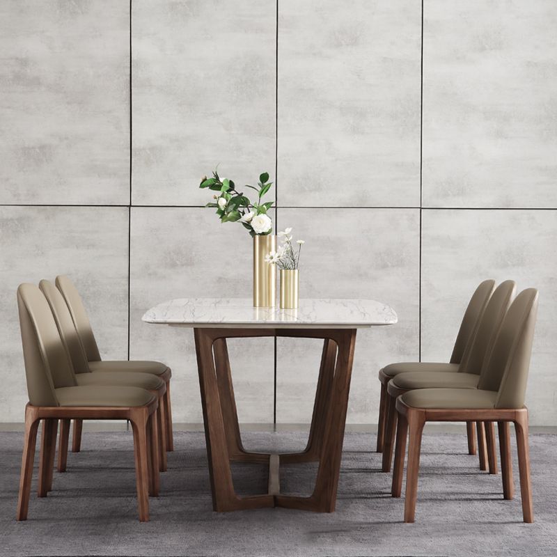 Sedia tradizionale sedia da pranzo solido in legno per cucina