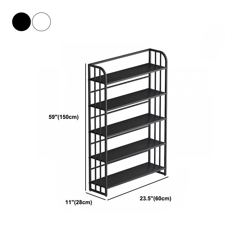 Standard Steel Bookshelf Modern Bookcase Storage and Display Shelves Clearhalo 'Bookcases' 'furn' 'furn_bookcases' 'Furniture' 'Office Furniture' 1200x1200_a302e04b-a67f-4c6d-8868-e4320074a072