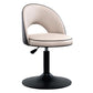 Tabourets de bar pivotants à hauteur réglable, style Glam, en simili cuir, avec base noire