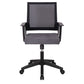 Modern & Contemporary Wheels Chair Fabric Desk Chair Mid-Back Office Chair