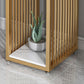 Glam 1/2/3-teiliges Bartisch-Set, rechteckiger Marmor-Bartisch mit Barhocker