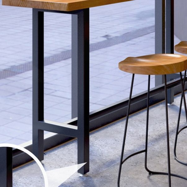 Set tavolo da bar rettangolare Glam Tavolo da bar e sgabelli con struttura in ferro da 1/4/7/9 pezzi