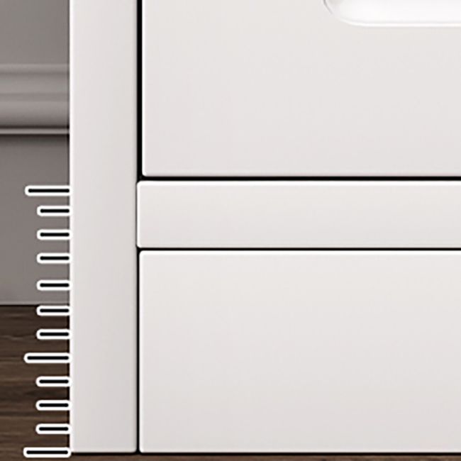 White Accent Cabinet Standard Rectangle Side Cabinet with Doors Clearhalo 'Cabinets & Chests' 'cabinets_chests' 'furn' 'furn_cabinets_chests' 'Furniture' 'Living Room Furniture' 1200x1200_a30c475f-e77e-4e53-ae79-0b8357492a91