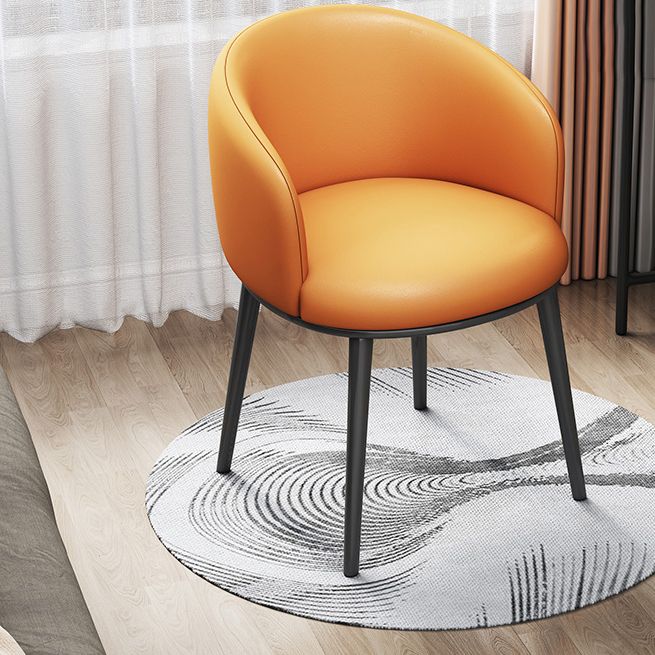 Silla de oficina en casa sin brazo silla de mesa baja moderna sin ruedas