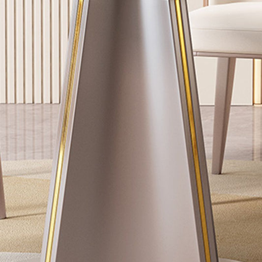 Set di tavolo da pranzo pieghevole bianco lucido 1/5/7 pezzi Dinette in pietra per cucina