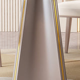 Glossy White Foldable Dining Table Set 1/5/7 Pieces Stone Dinette Set for Kitchen