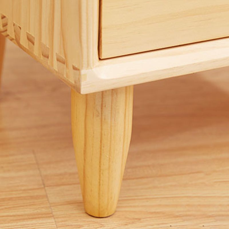 Moderno comodino moderno al comodino da comodino rattan con cassetto per camera da letto