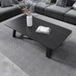 17"H Contemporary Coffee Table Single Slate Coffee Cocktail Table Clearhalo 'Coffee & Accent Tables' 'Coffee Tables' 'coffee_tables' 'furn' 'furn_coffee_tables' 'Furniture' 'Living Room Furniture' 1200x1200_a30e5aa2-0a70-4a94-822f-7352f5b0e5a4