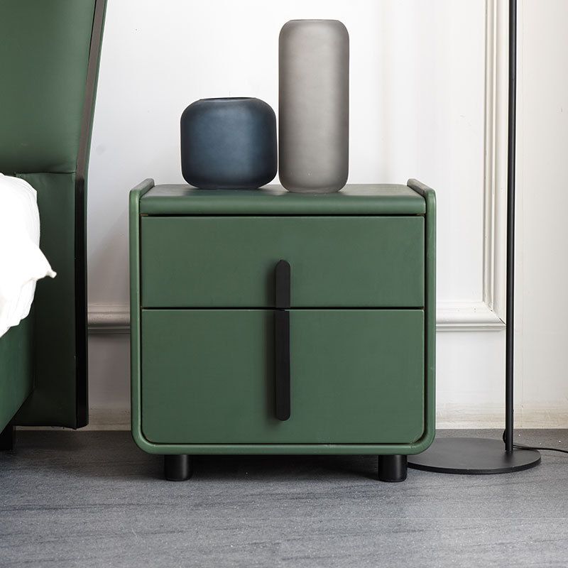 Mobile moderno comodino da letto in legno massiccio con cassetti