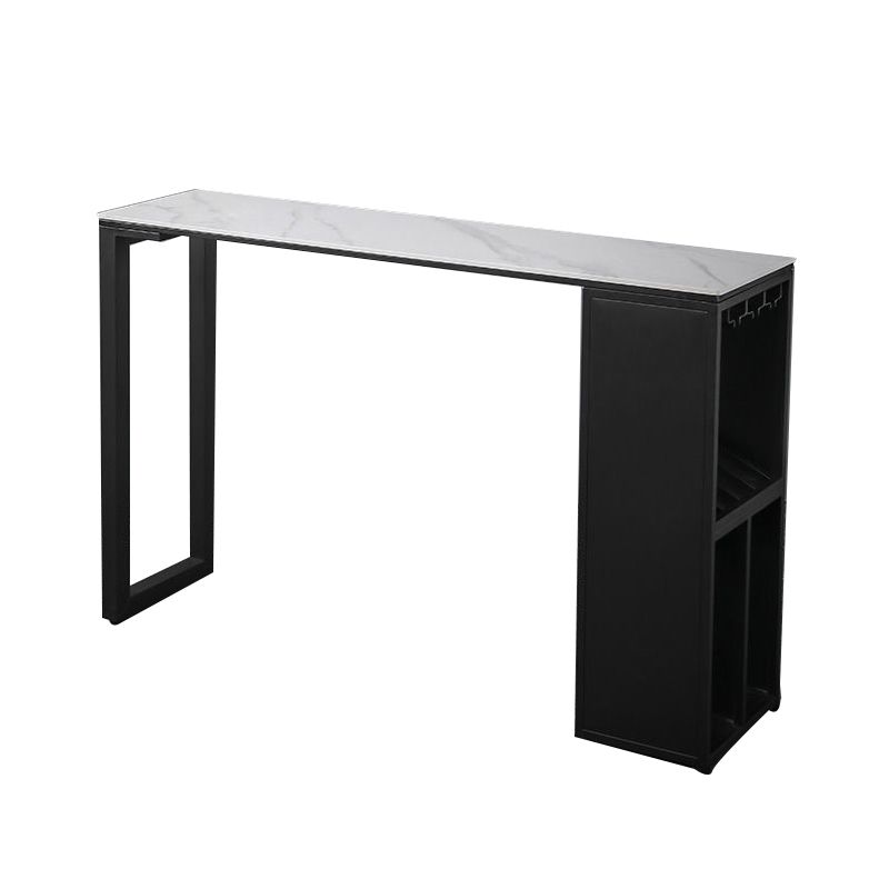 Sintered Stone Bar Table Rectangle Dining Table for Kitchen Living Room Coffee Room Clearhalo 'Bar Furniture' 'Bar Tables' 'bar_tables' 'furn' 'furn_bar_tables' 'Furniture' 'Kitchen & Dining Furniture' 1200x1200_a3104307-95de-4857-adb0-87b0d7b344af