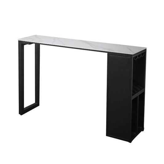 Sintered Stone Bar Table Rectangle Dining Table for Kitchen Living Room Coffee Room