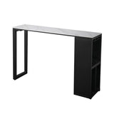 キッチンリビングルームのコーヒールームのための焼結石棒の長方形のダイニングテーブル