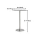 Industrial Style Stainless Steel Bar Table 42-inch Height Table for Coffee Shop Clearhalo 'Bar Furniture' 'Bar Tables' 'bar_tables' 'furn' 'furn_bar_tables' 'Furniture' 'furniture_bar_tables' 'Kitchen & Dining Furniture' 1200x1200_a3116ca6-47b3-4a81-a6ca-9df6ffebd340