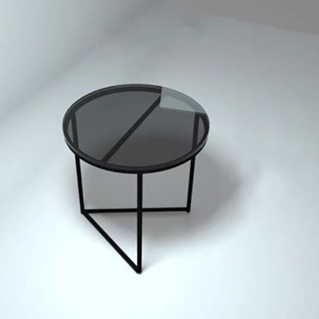 Modern X-Base Coffee Cocktail Table Glass Top Coffee Cocktail Table for Living Room Clearhalo 'Coffee & Accent Tables' 'Coffee Tables' 'coffee_tables' 'furn' 'furn_coffee_tables' 'Furniture' 'Living Room Furniture' 1200x1200_a3151034-266b-42d2-b025-3efd094227a3